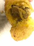 Croquetas de plátano maduro con carne molida y queso