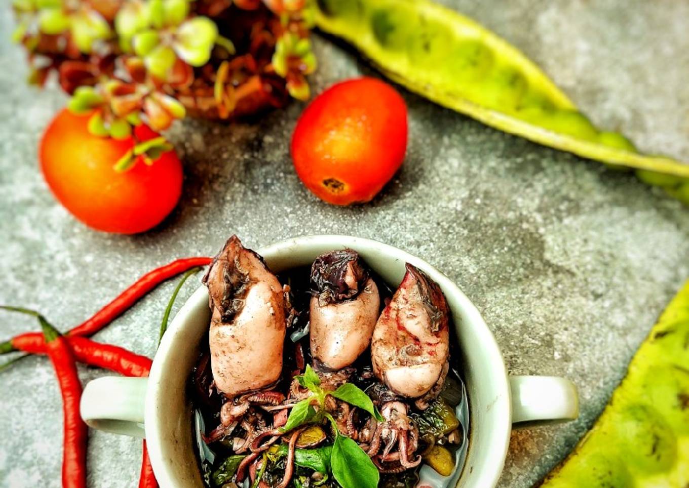 sotong peliharaan selasih