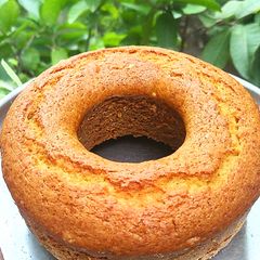 A picture of Eggless vanilla cake.