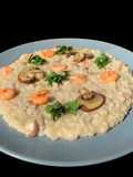 Risotto di Funghi e Gamberetti