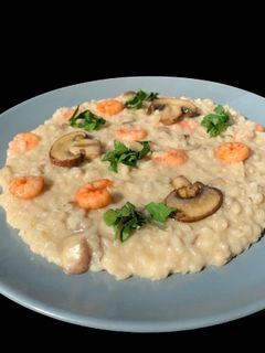 Foto di Risotto di Funghi e Gamberetti