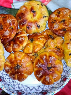 عکسی از دستور کلوچه، کروسان ونان خرمایی 🥐🍪