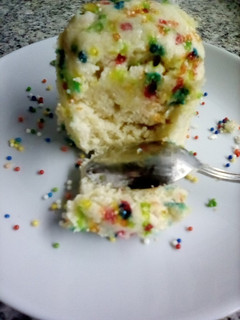 Una foto de Mug cake de chispitas