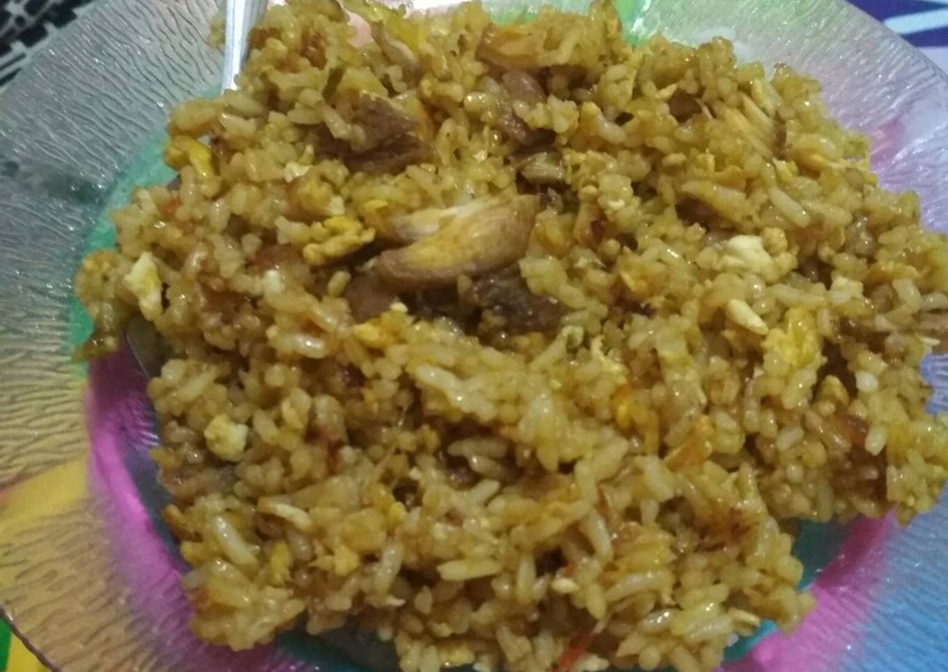 Nasi goreng rendang sambal padang