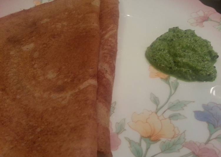 How to Prepare Quick Bajra (Pearl millet) dosa / Kambu dosai