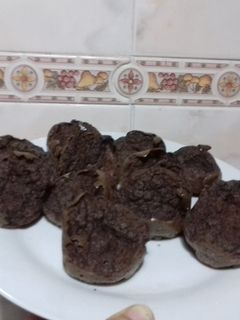 Una foto de Muffins de chocolate sin harina, sin azúcar! !!