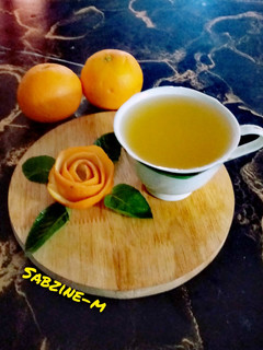 عکسی از دستور دمنوش پرتقال واویشن🍊
