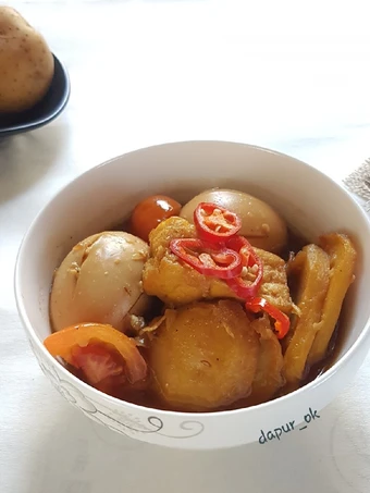 Cara Mudah Menyiapkan Resep Semur tahu telor kentang yang Uenak Anti Ribet, Bikin Ngiler
