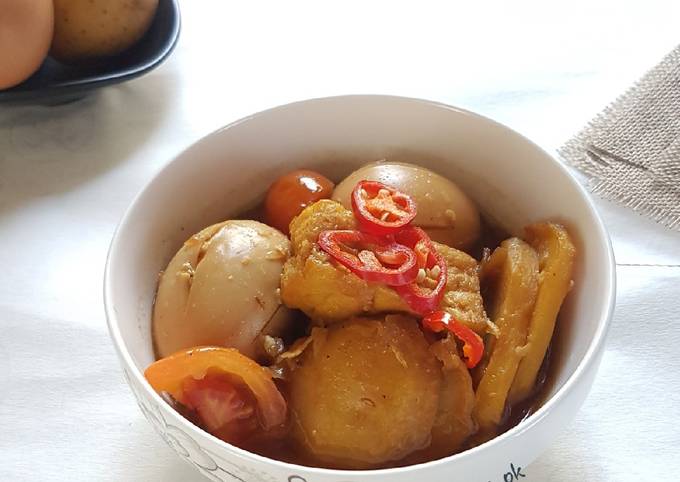 Semur tahu telor kentang