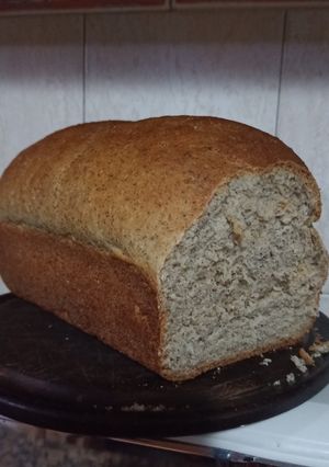 Una foto de Pan lactal con avena