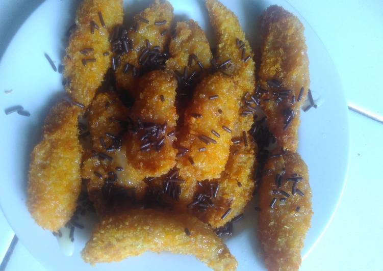 Pisang crispy sederhana