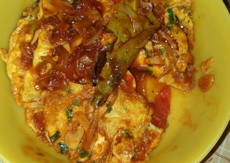 Telur Dadar Saos Tomat (Boros Nasi)