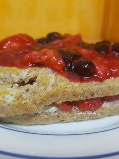 Una foto de Tostadas francesas cheesecake