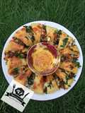 Rolled angle pizza