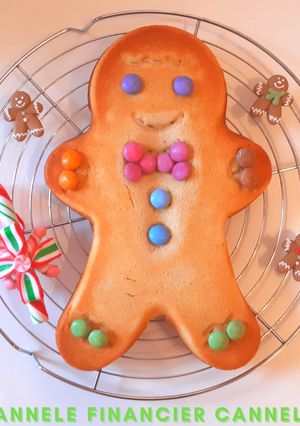 Une photo de FINANCIER À LA CANNELLE – MANNELE DE NOEL