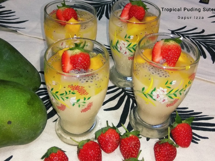 Resep Tropical Puding Sutera, Enak Banget