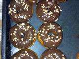 Donas bañadas en chocolate