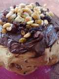 Pan dulce navideño con frutos secos o chips de chocolate