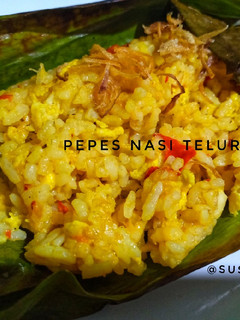 Foto resep Pepes nasi telur