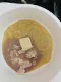 Mpasi 6 bulan day 5 capcay,Bubur gasol beras merah