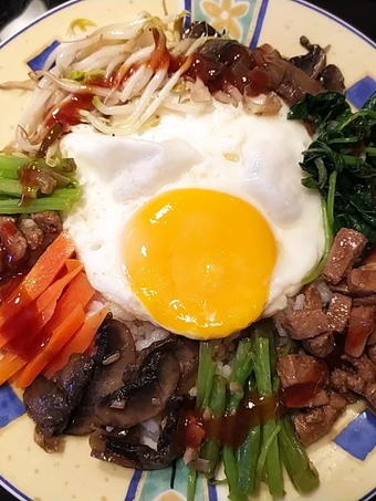 Recipe Nasi Campur Korea Bibimbap saus gochujang the Delicious Really delicious