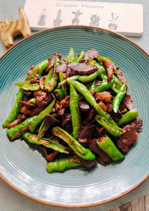 青龍炒鵝胗 的食譜成品照片