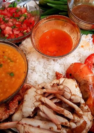 A picture of Mixture of seafood.
