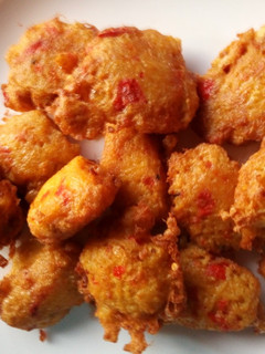 A picture of Grated yam balls.
