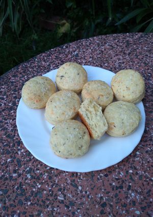 Una foto de Scones salados