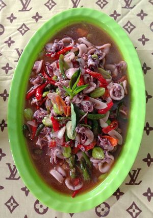 Foto resep Cumi Pete saus tiram simple