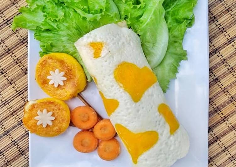 Resep ❤Romantic Sandwich &amp; egg pop🍭, Enak