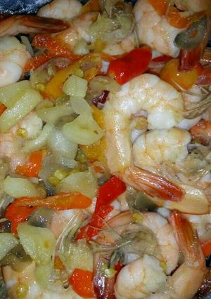 Foto resep Udang Goreng Pedas