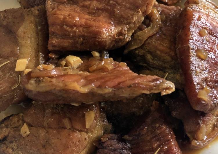 Recipe of Quick Braised Pork