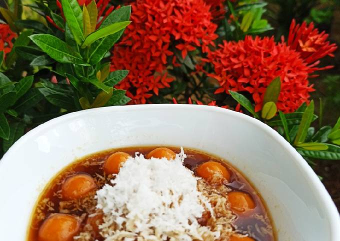 Langkah Mudah Masakan Resep Biji Salak tabur Kelapa Parut