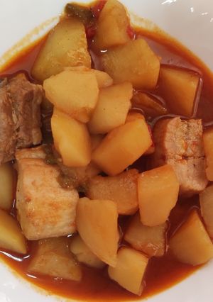 Una foto de Patatas guisadas con costilla