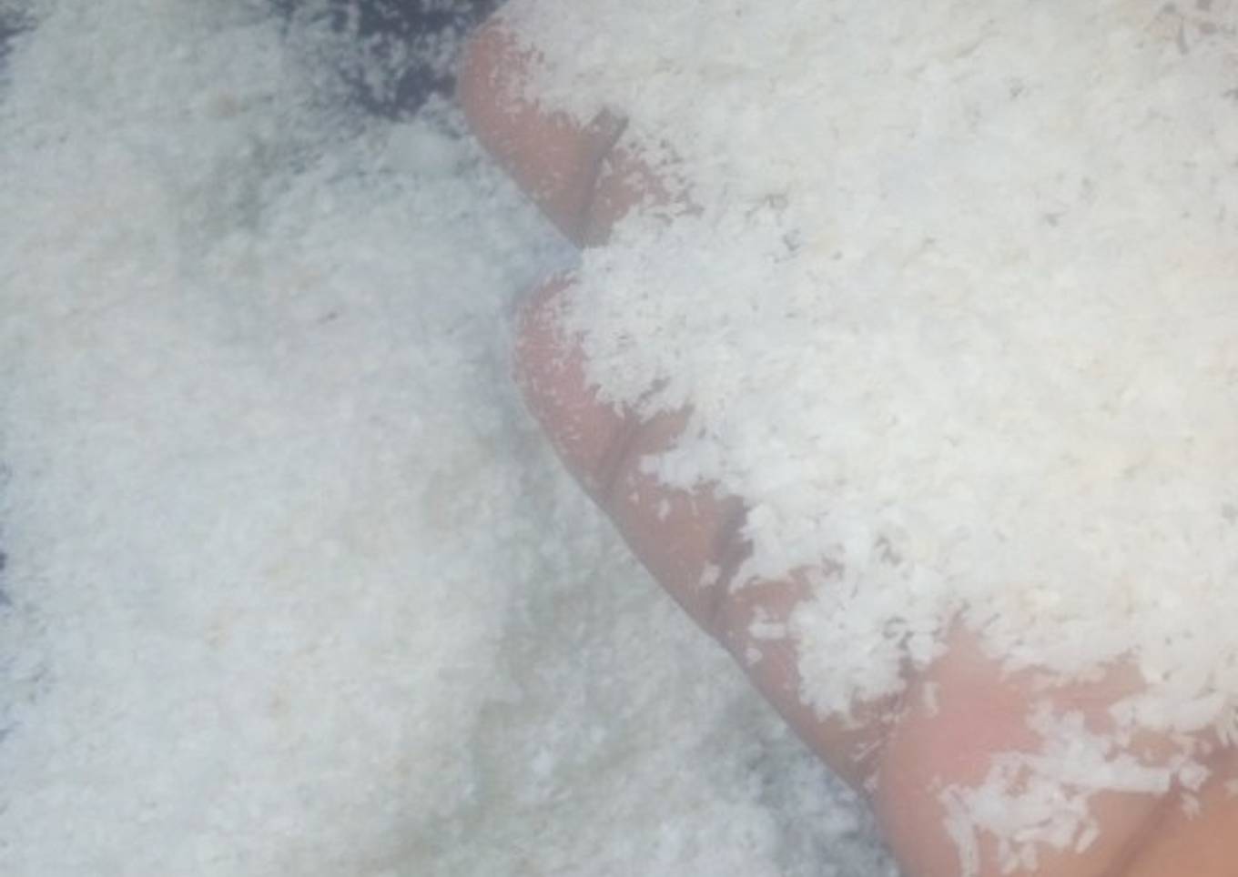 Homemade Vanilla desiccated coconut
