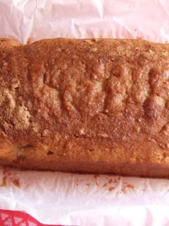 Una foto de Bizcocho esponjoso de castaña a los cítricos sin huevo