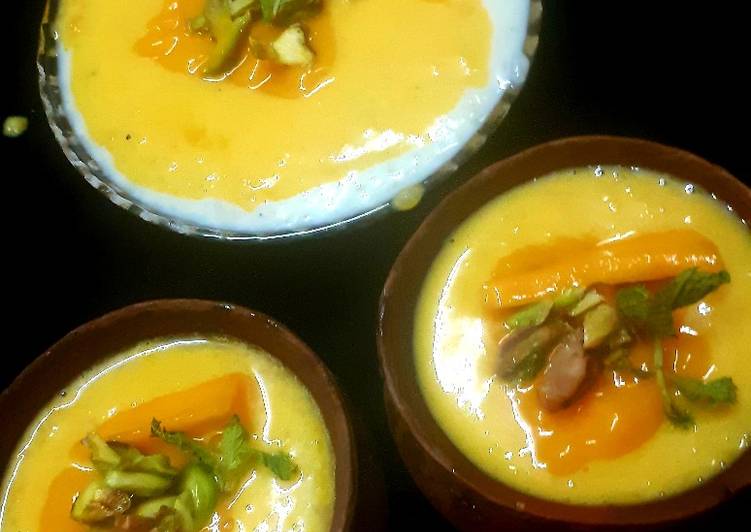 Simple Way to Prepare Ultimate Mango Phirni