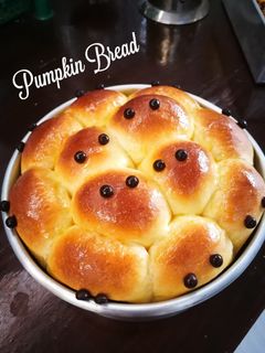 Foto resep Pumpkin bread/ roti labu kuning