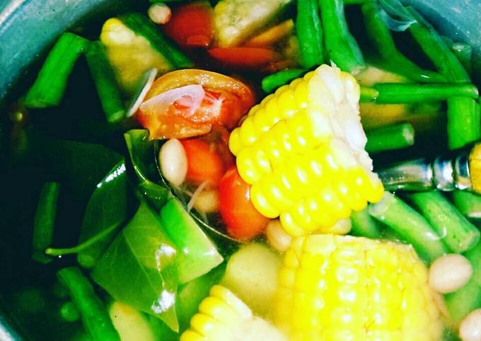 Resep Sayur asem bening bumbu iris, Sempurna