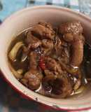 Ayam masak kicap berkuah