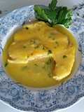 Filetes de aguja pala (pez espada)en amarillo