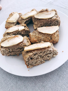 Una foto de Budín de Manzana