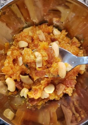A picture of Gajar ka halwa.