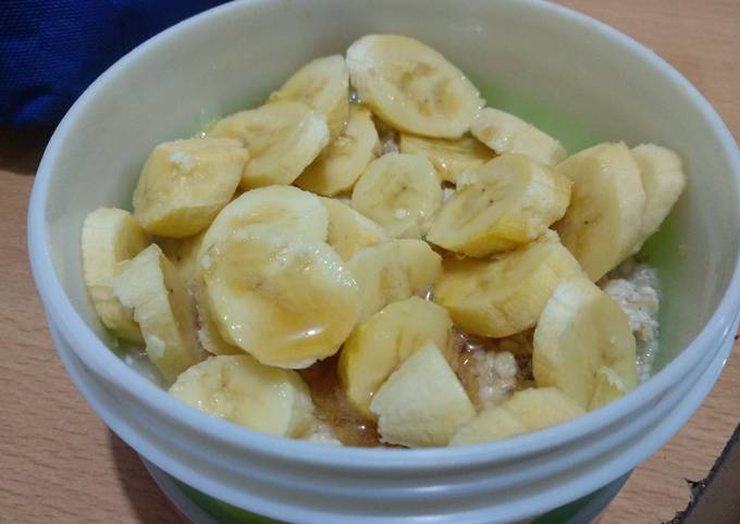 (Menu Diet) Oat Yummy with Banana + Honey