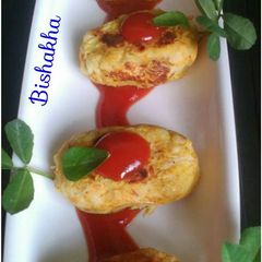 A picture of Peanuts Stuffed Arbi Kebabs.