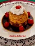 Flan de coco individual en microondas
