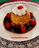 Flan de coco individual en microondas