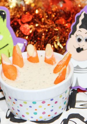 A picture of Halloween Carrot Fingers.