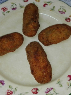 Una foto de Croquetas de gambas al ajillo